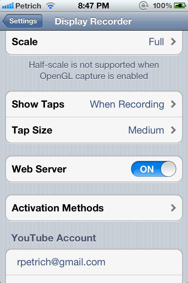 du screen recorder internal audio